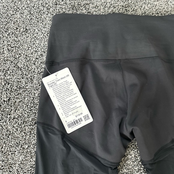 NWT! Lululemon Leggings Wunder Train Mesh HR Tight 25' Size 8 - Picture 8 of 8